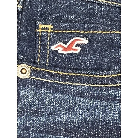 Hollister Womens Ultra High Rise Super Skinny Jeans 25x31 Stretch Dark Wash NWT - Picture 5 of 8